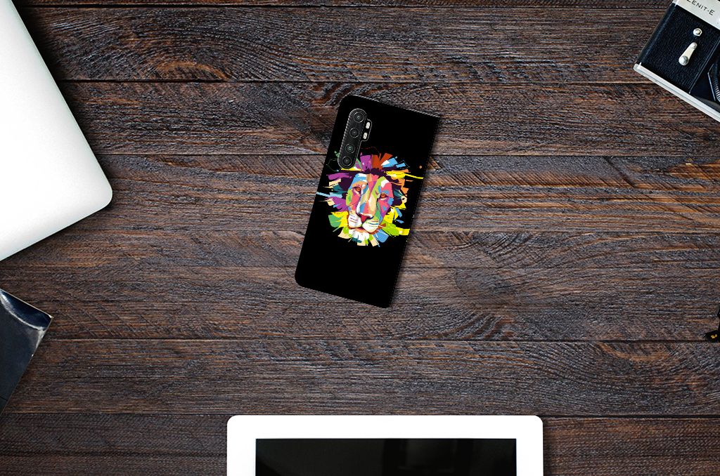 Xiaomi Mi Note 10 Lite Magnet Case Lion Color