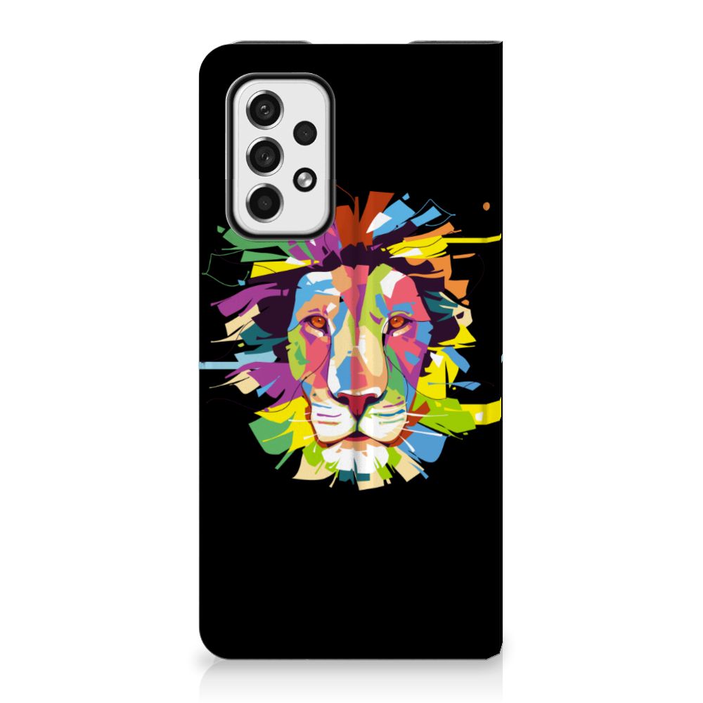 Samsung Galaxy A73 Magnet Case Lion Color