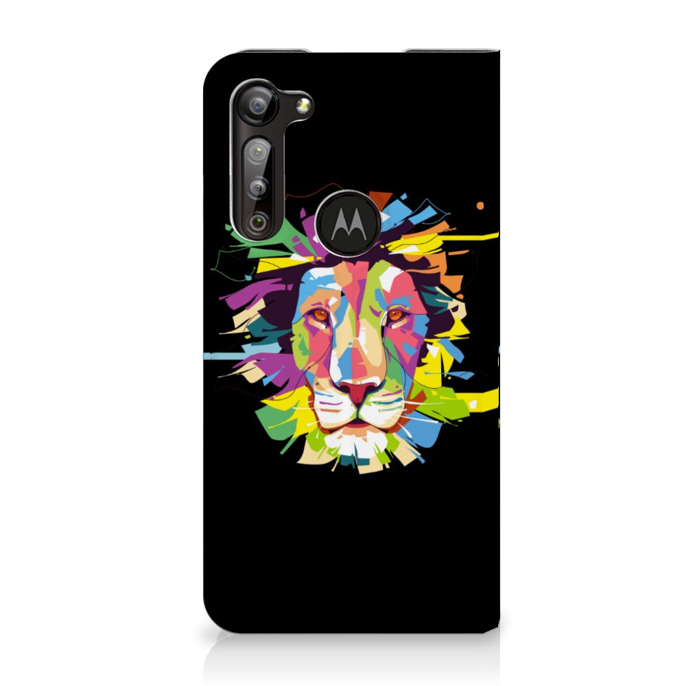 Motorola Moto G8 Power Magnet Case Lion Color
