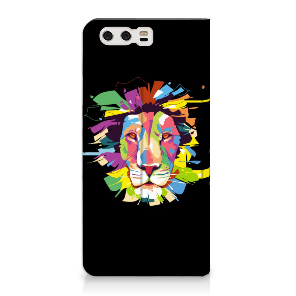 Huawei P10 Plus Magnet Case Lion Color