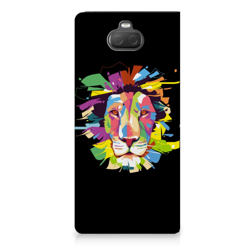 Sony Xperia 10 Plus Magnet Case Lion Color