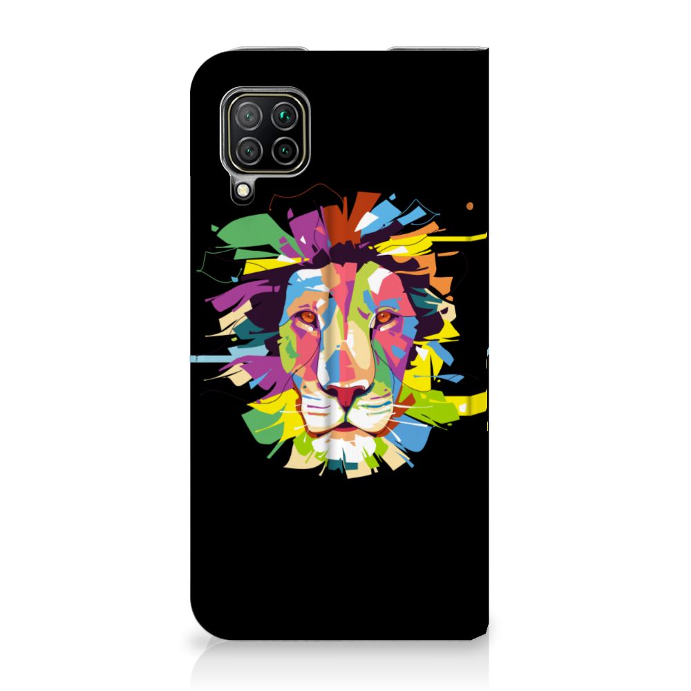 Huawei P40 Lite Magnet Case Lion Color