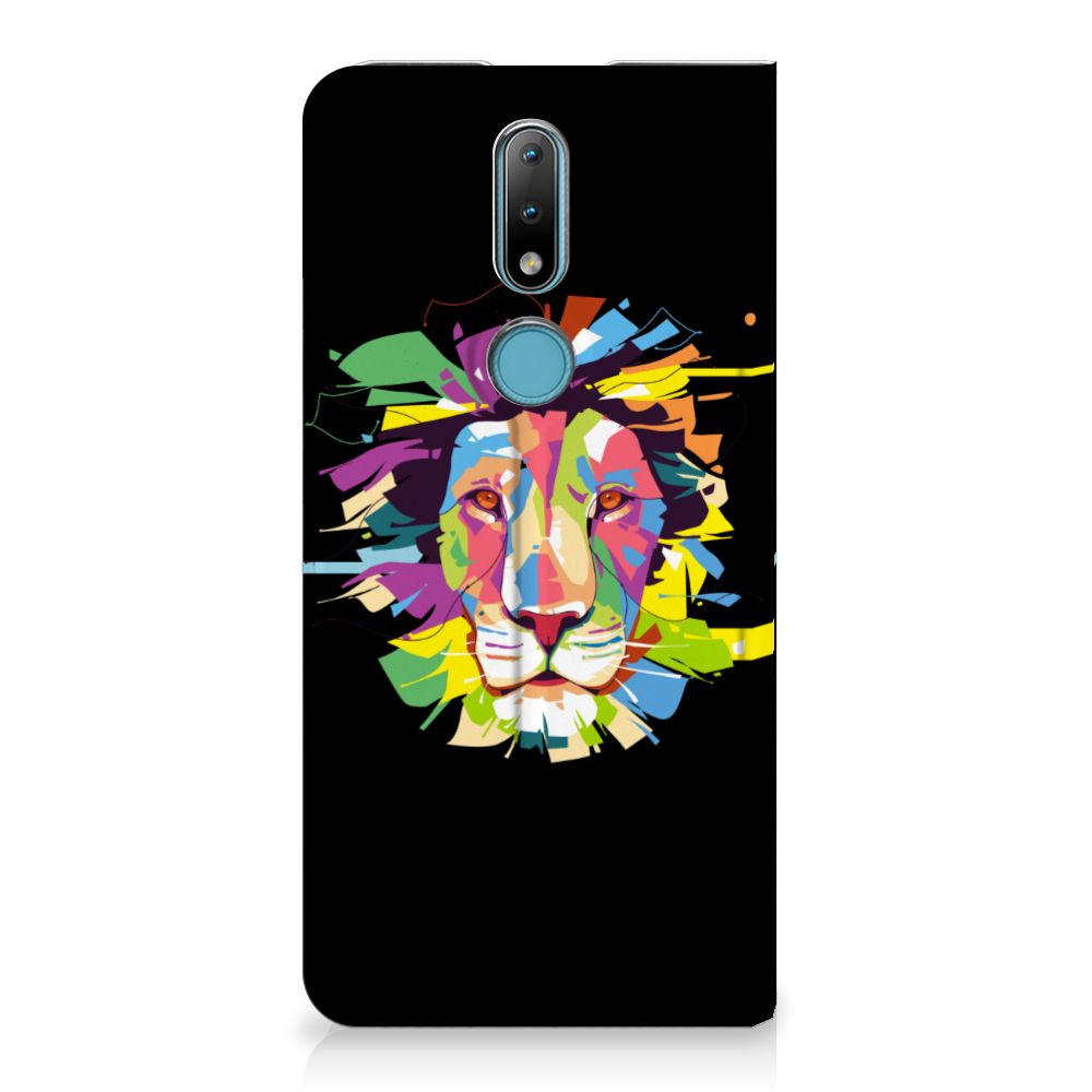 Nokia 2.4 Magnet Case Lion Color