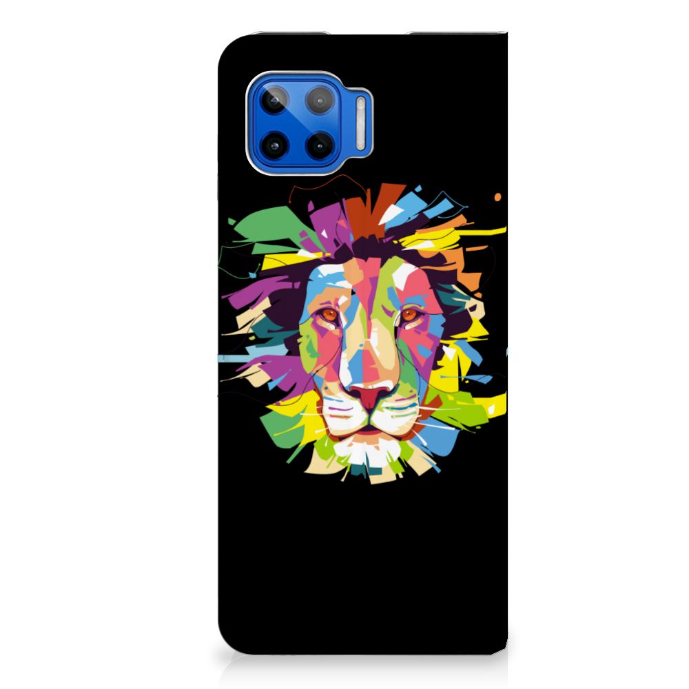 Motorola Moto G 5G Plus Magnet Case Lion Color