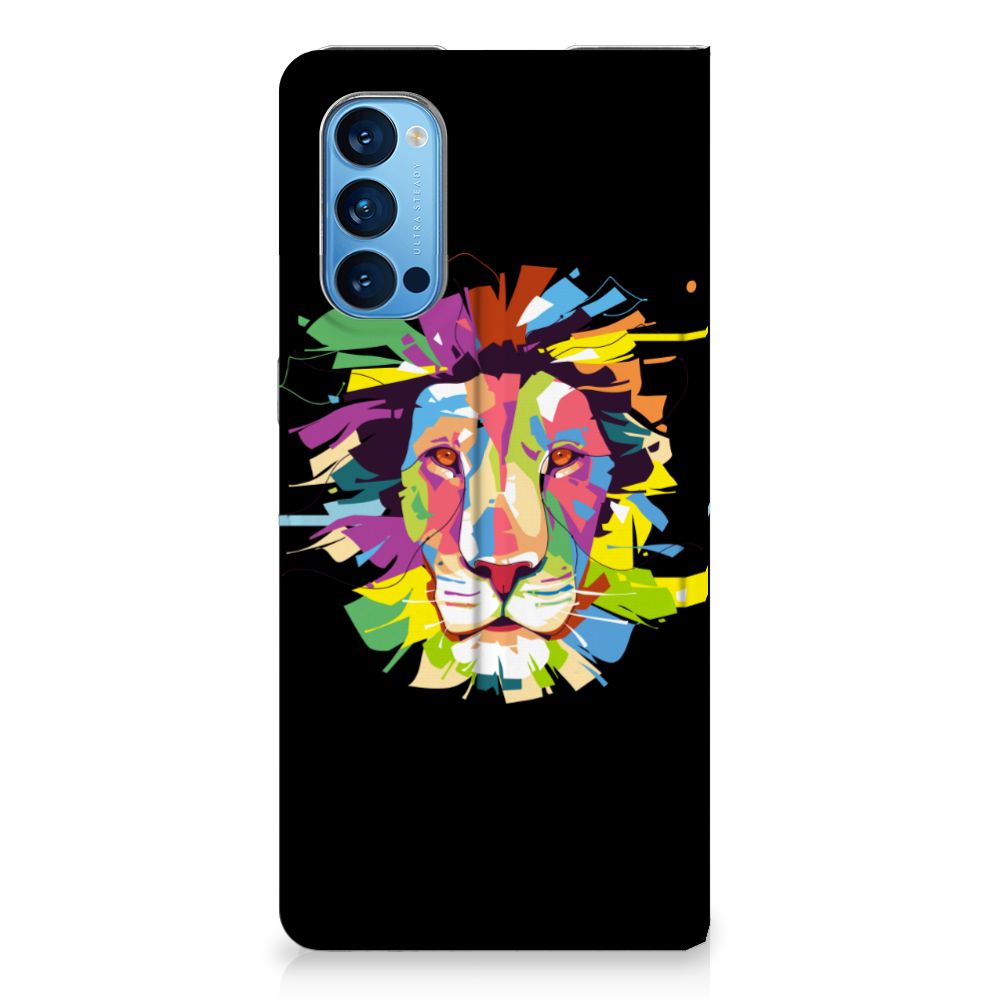 OPPO Reno4 Pro 5G Magnet Case Lion Color