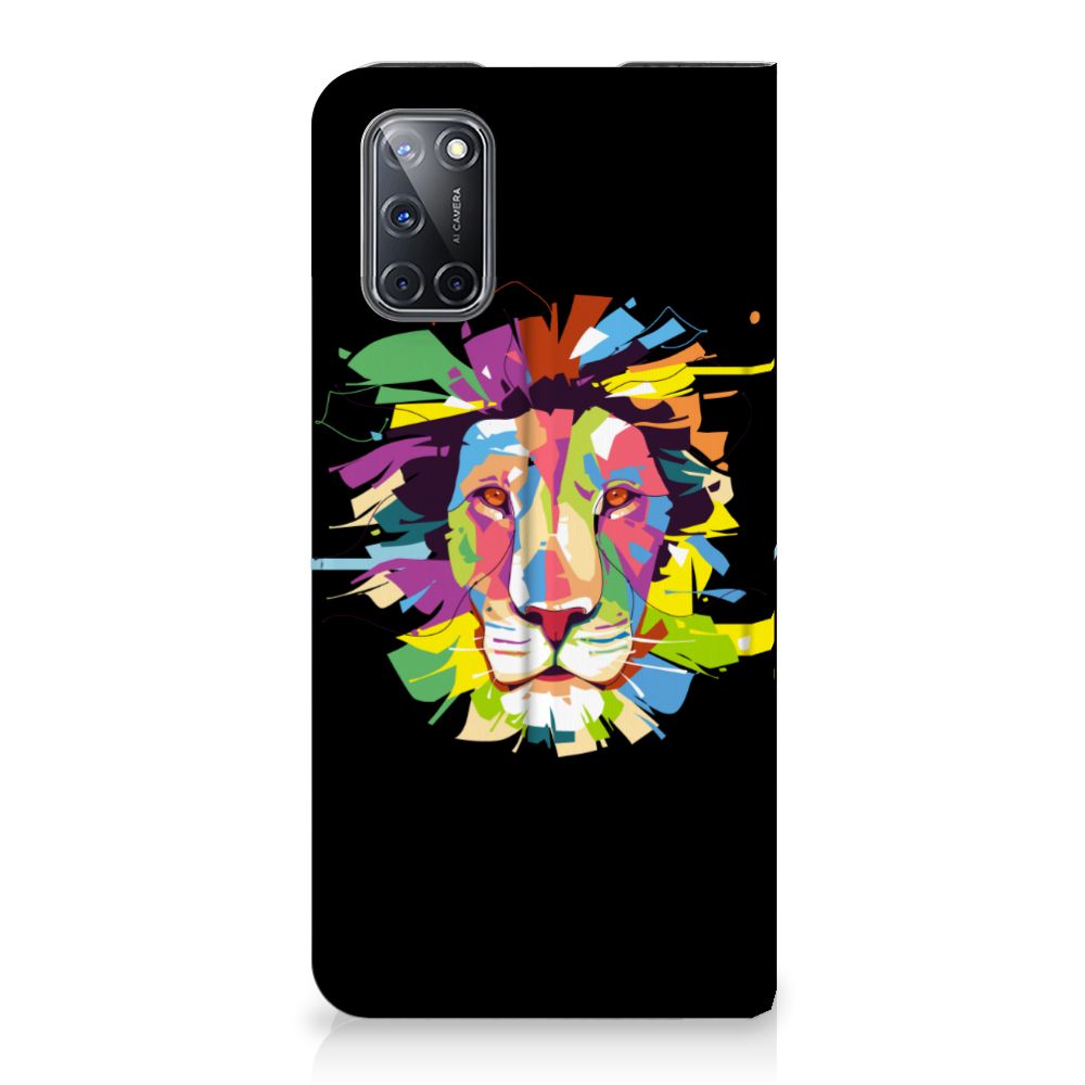 OPPO A52 | A72 Magnet Case Lion Color