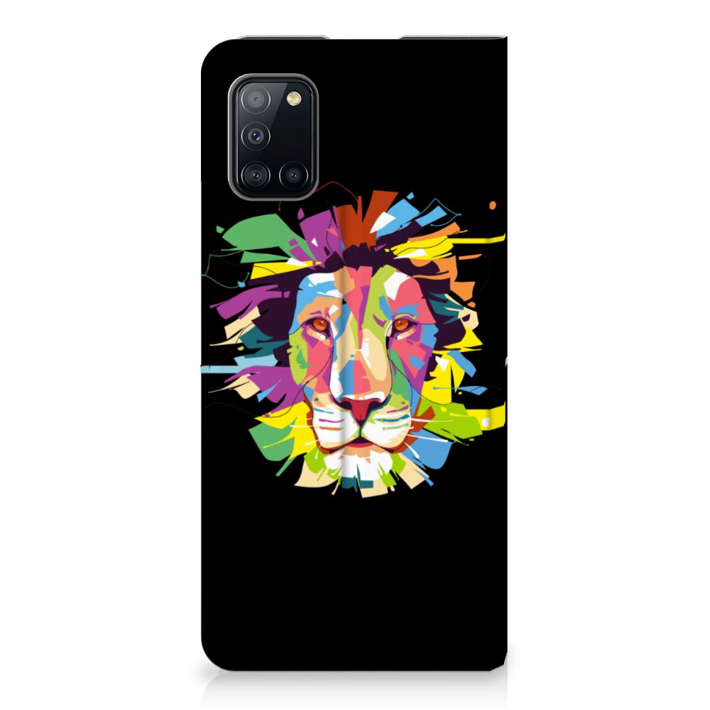 Samsung Galaxy A31 Magnet Case Lion Color