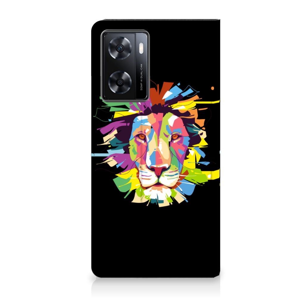 OPPO A57 | A57s | A77 4G Magnet Case Lion Color