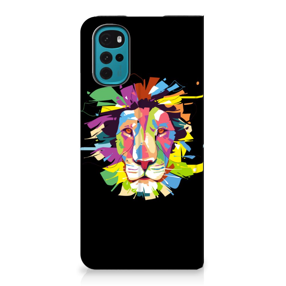 Motorola Moto G22 Magnet Case Lion Color