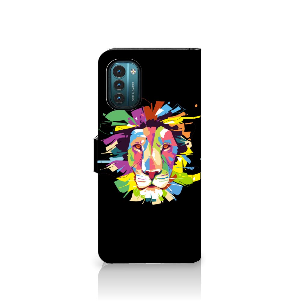 Nokia G11 | G21 Leuk Hoesje Lion Color