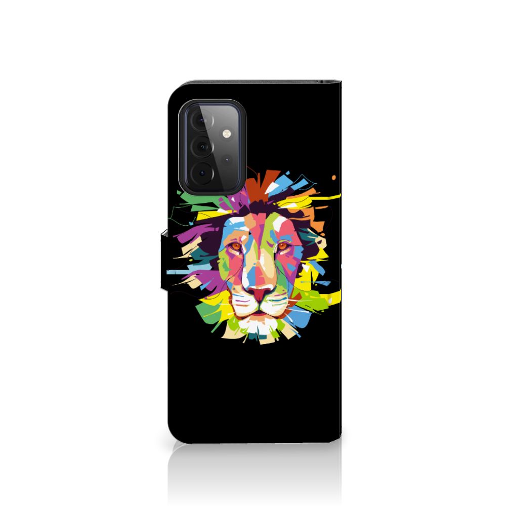 Samsung Galaxy A72 Leuk Hoesje Lion Color