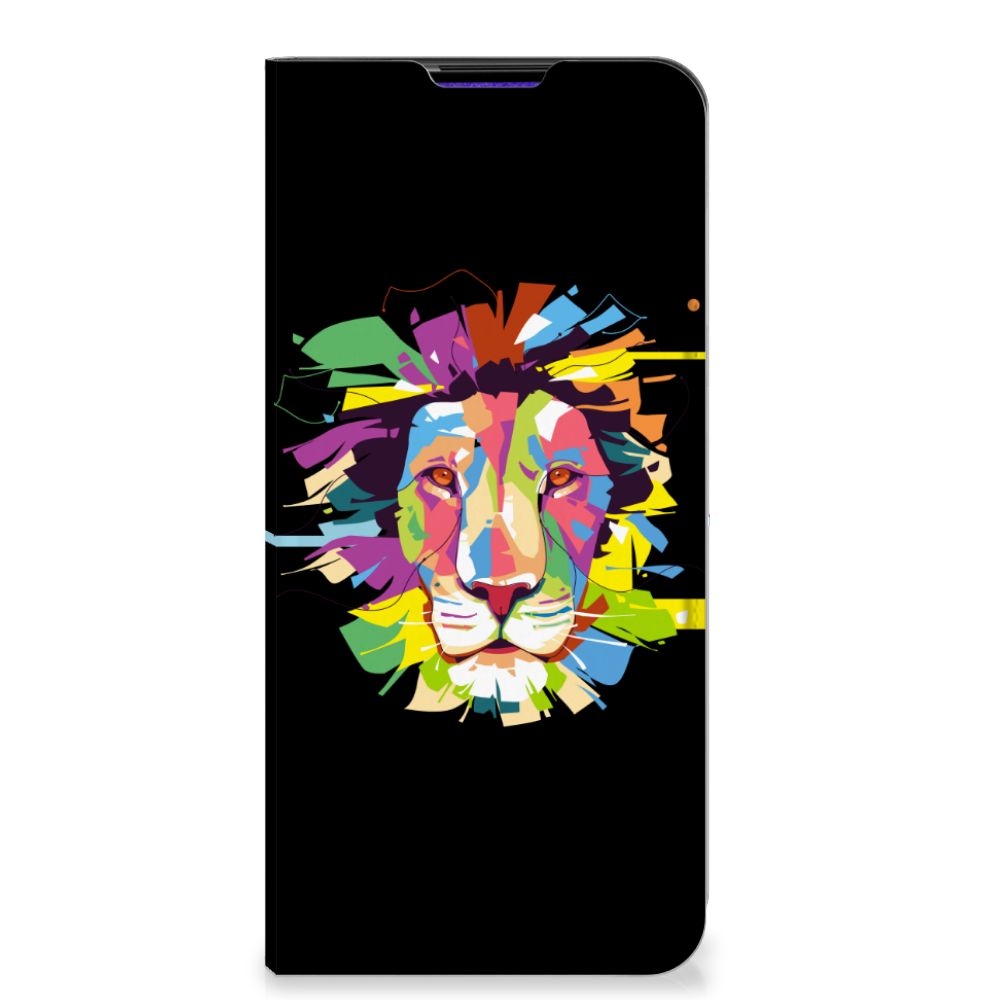 Samsung Galaxy A03s Magnet Case Lion Color
