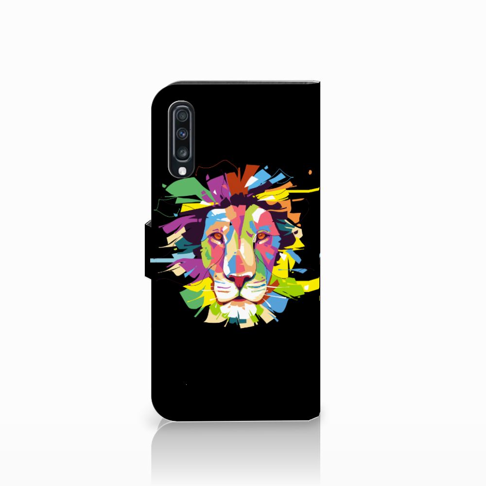 Samsung Galaxy A70 Leuk Hoesje Lion Color