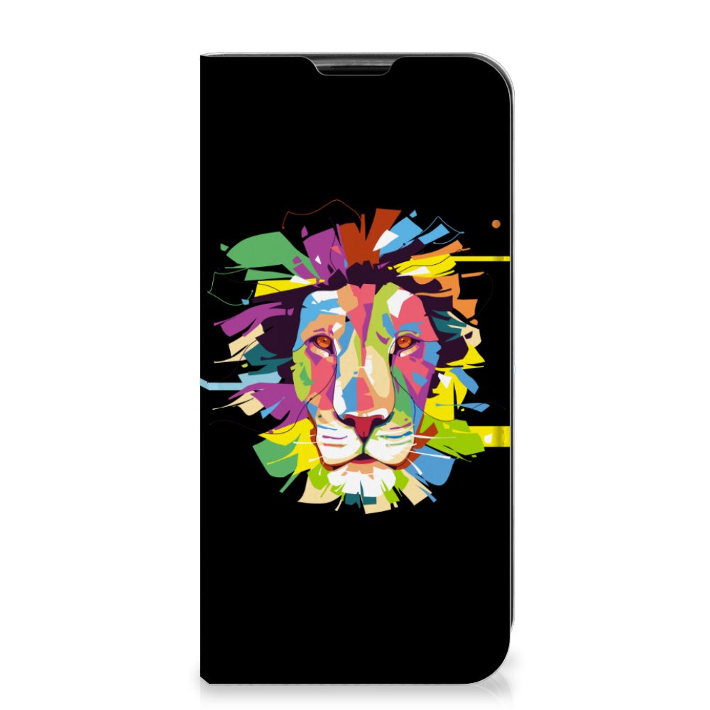 Huawei P40 Lite Magnet Case Lion Color