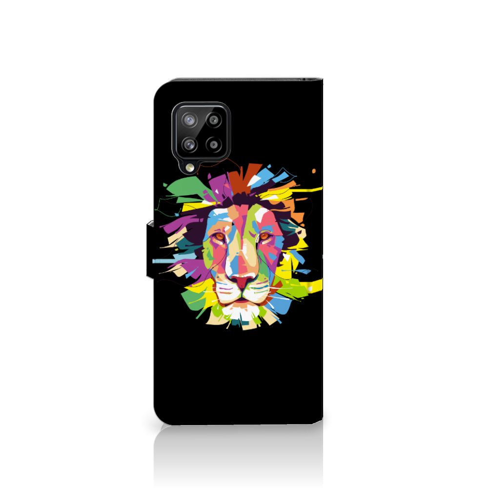 Samsung Galaxy A42 5G Leuk Hoesje Lion Color