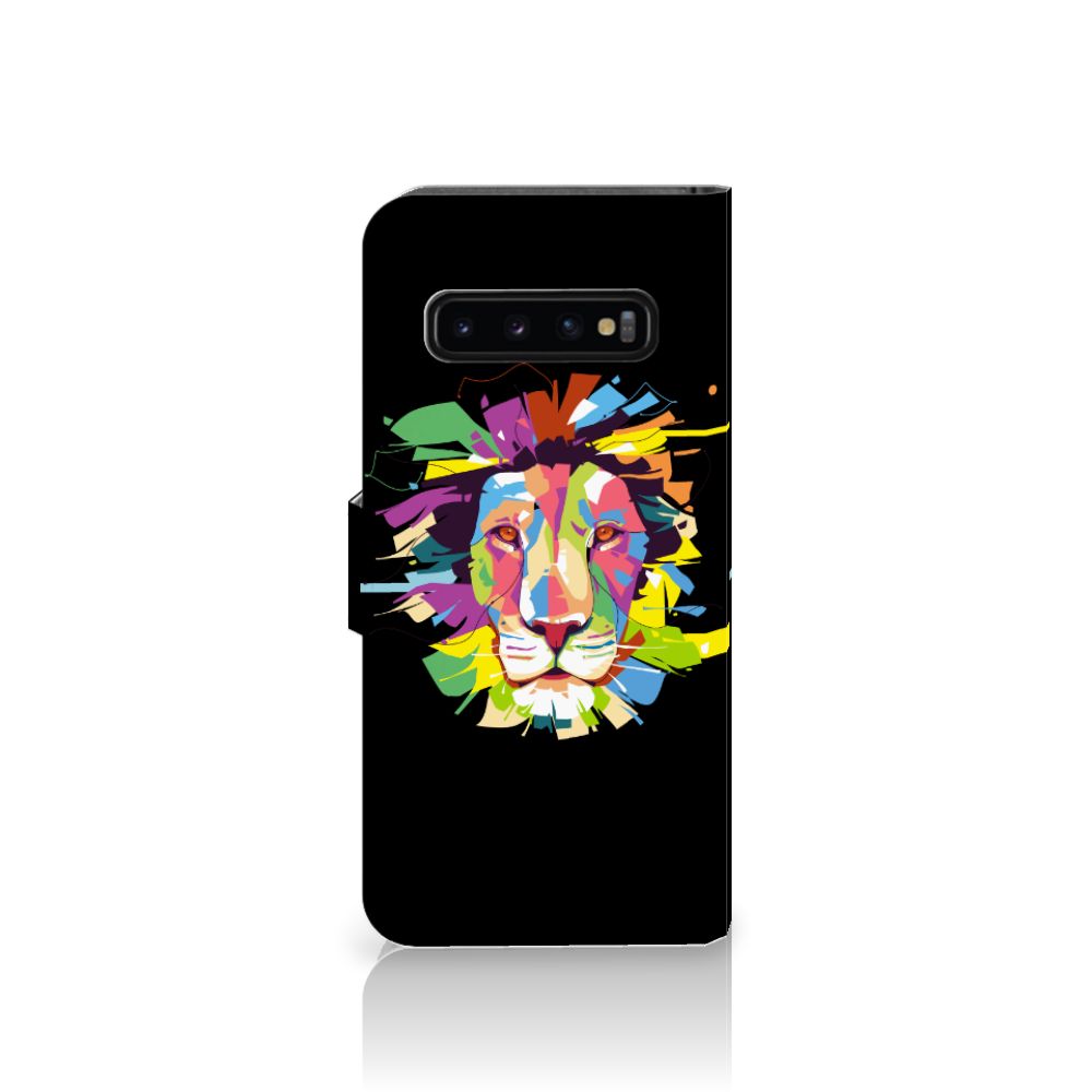 Samsung Galaxy S10 Leuk Hoesje Lion Color