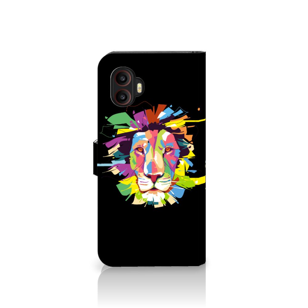 Samsung Galaxy Xcover 6 Pro Leuk Hoesje Lion Color