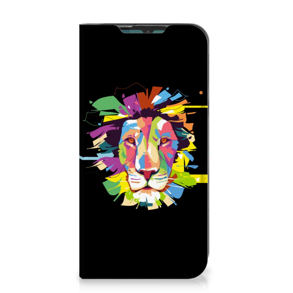 Motorola G8 Plus Magnet Case Lion Color