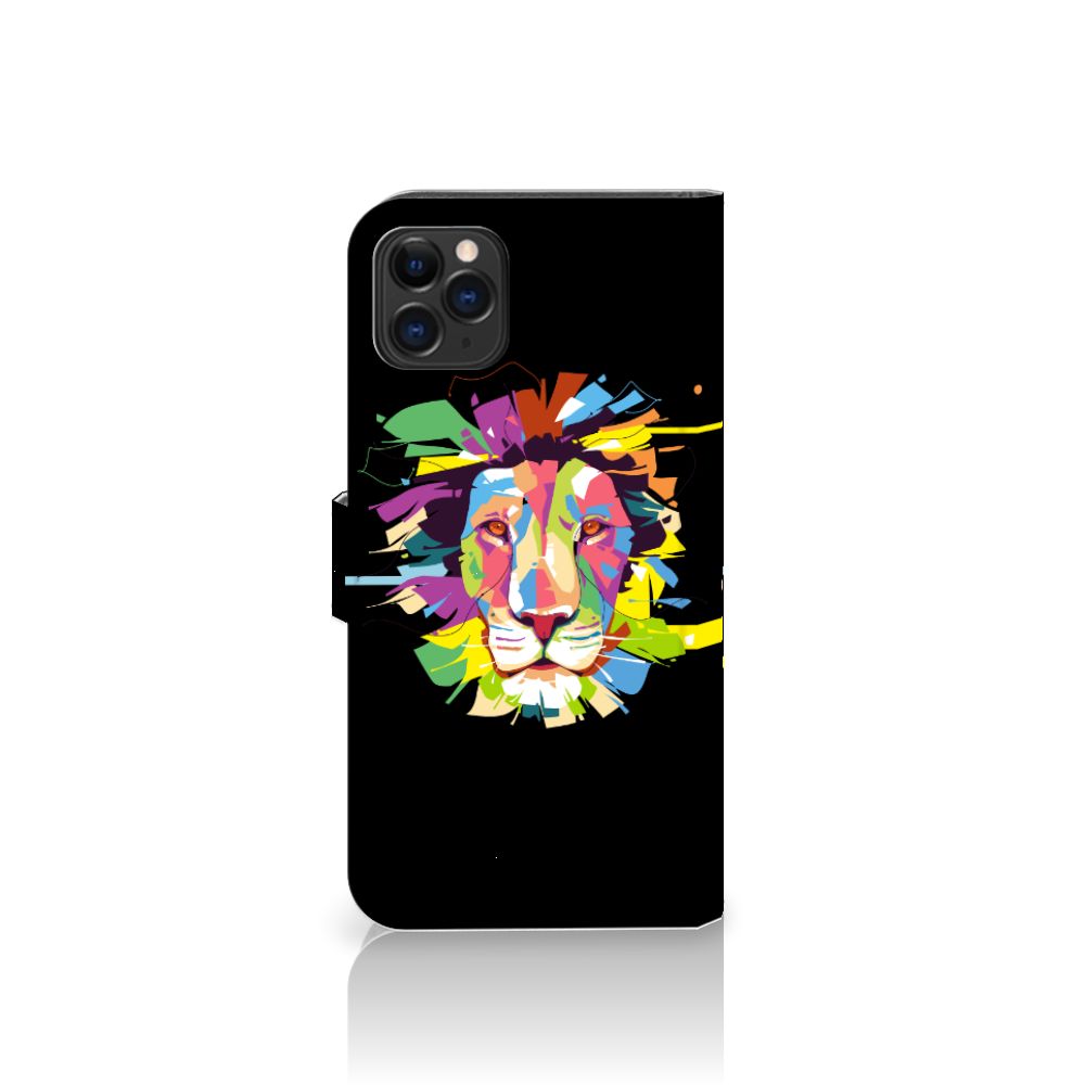 Apple iPhone 11 Pro Max Leuk Hoesje Lion Color