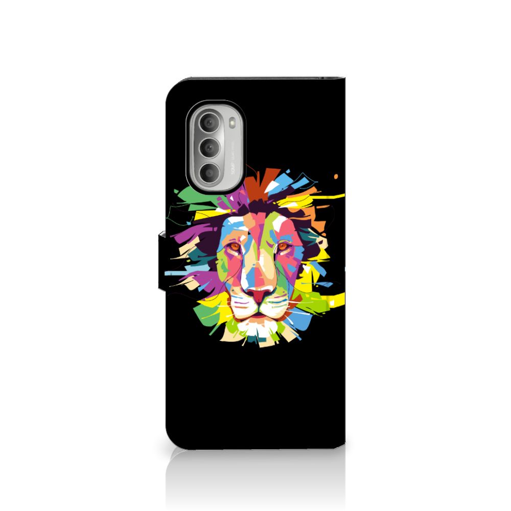 Motorola Moto G51 5G Leuk Hoesje Lion Color