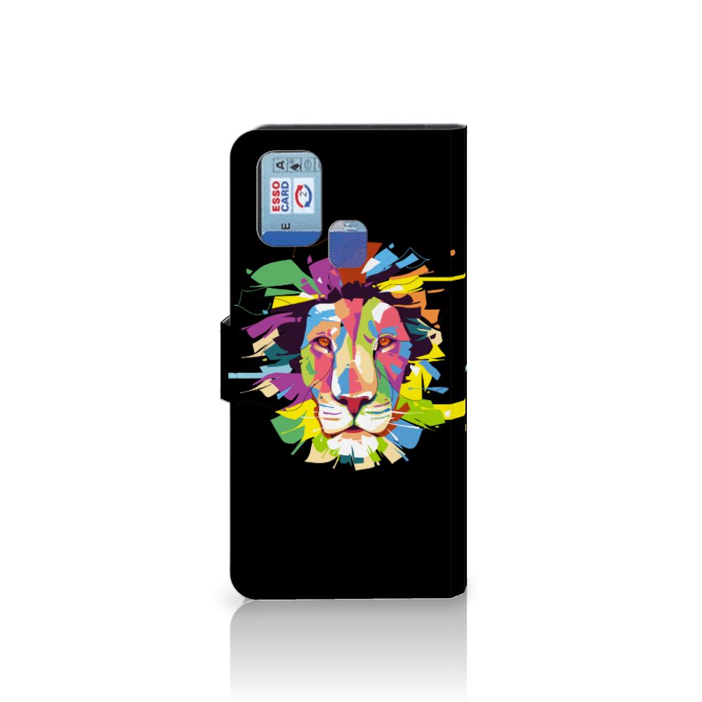 Samsung Galaxy M31 Leuk Hoesje Lion Color