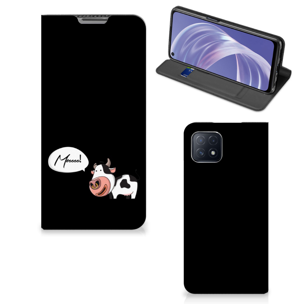 OPPO A73 5G Magnet Case Cow