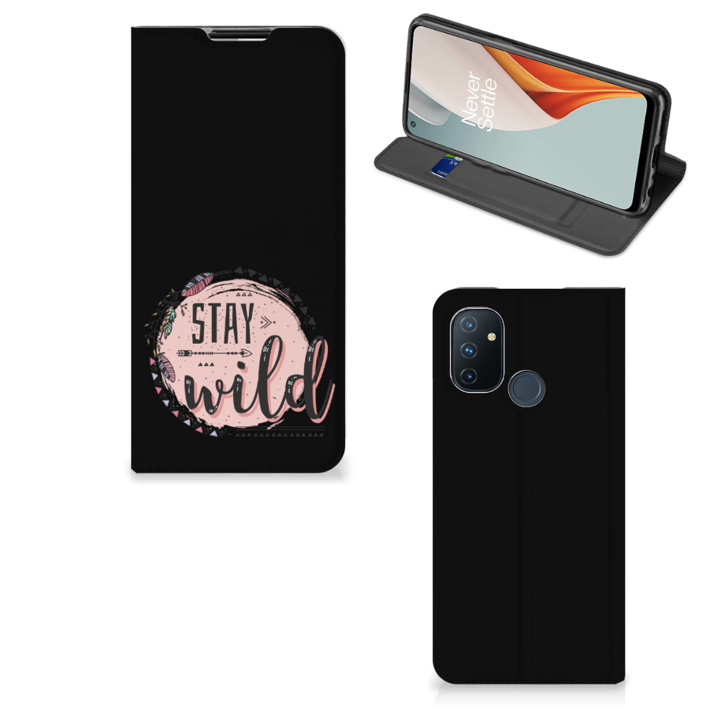 OnePlus Nord N100 Magnet Case Boho Stay Wild