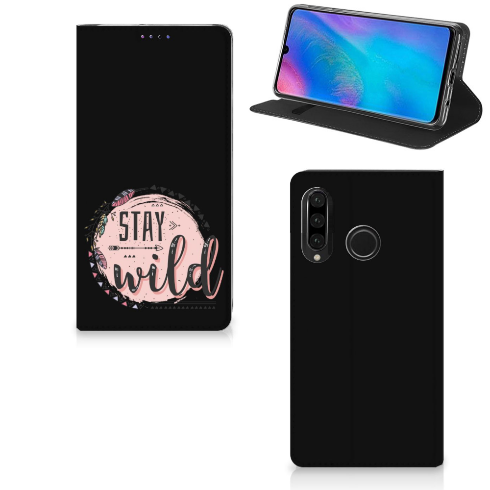 Huawei P30 Lite New Edition Magnet Case Boho Stay Wild