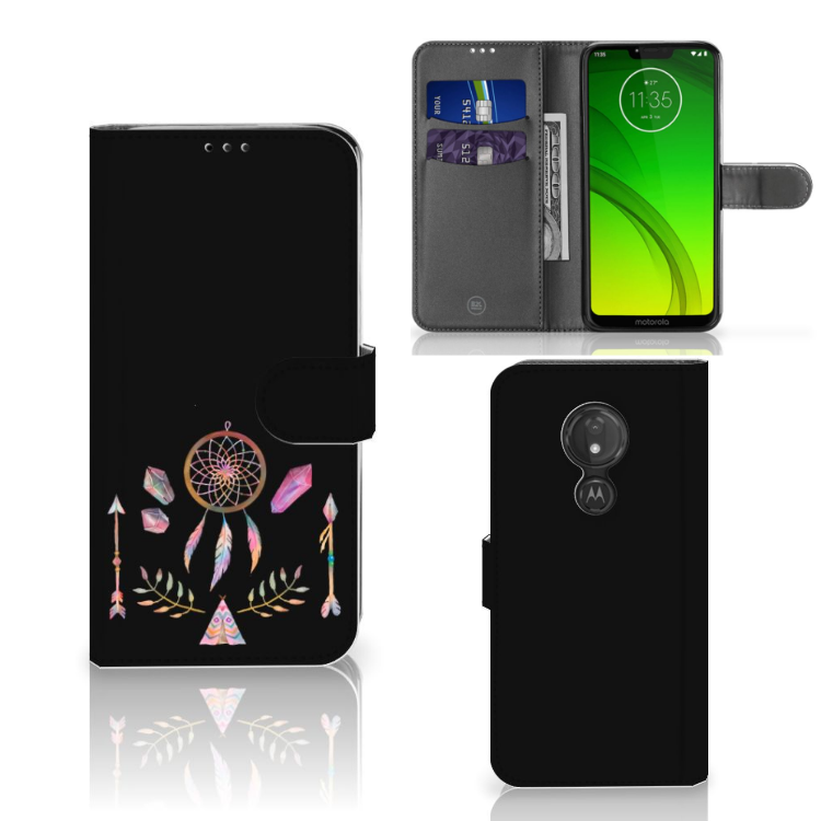 Motorola Moto G7 Power Leuk Hoesje Boho Dreamcatcher