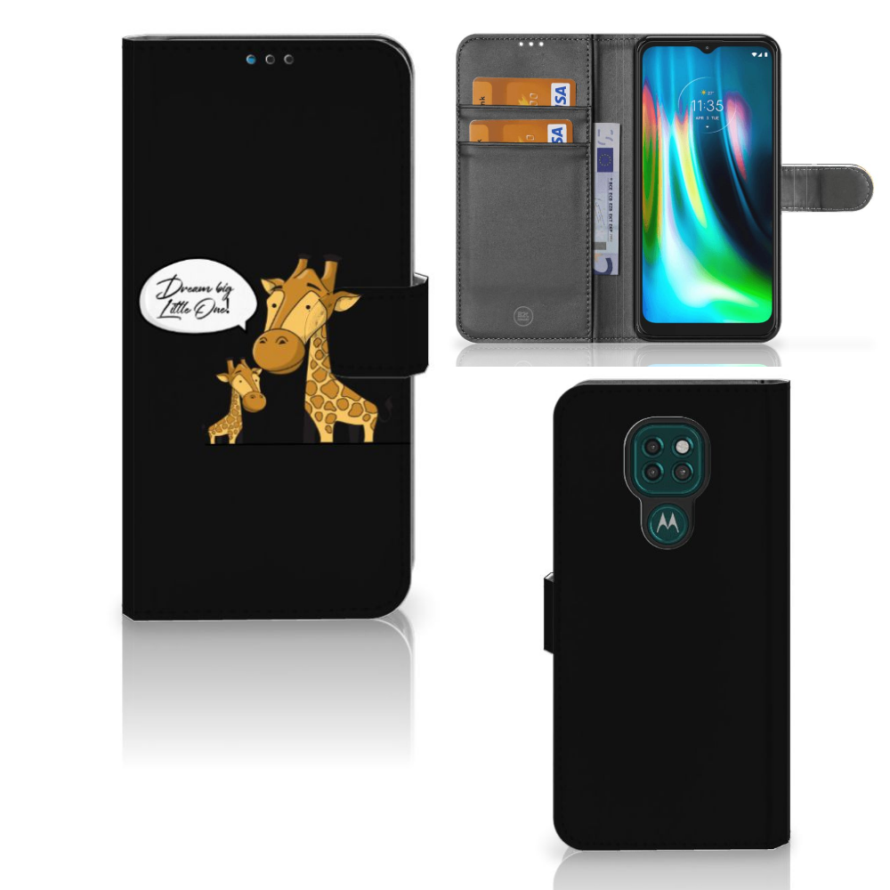 Motorola Moto G9 Play | E7 Plus Leuk Hoesje Giraffe