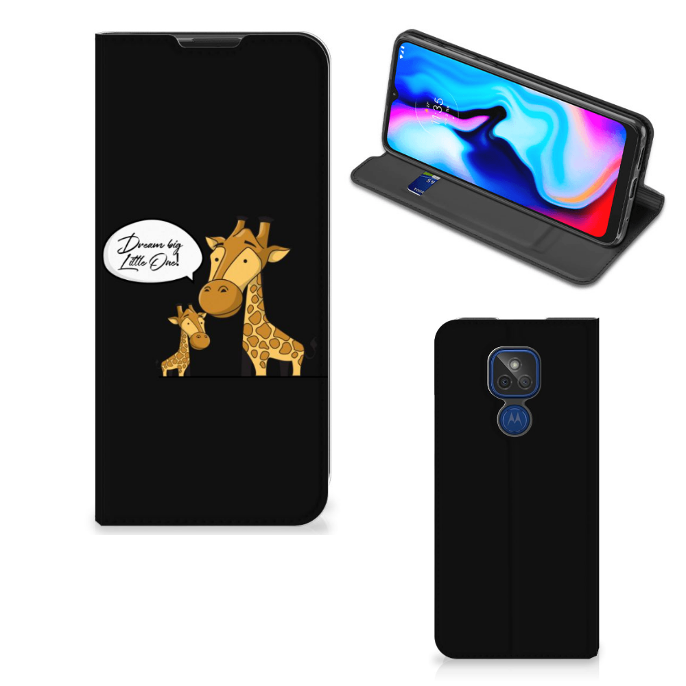 Motorola Moto G9 Play Magnet Case Giraffe