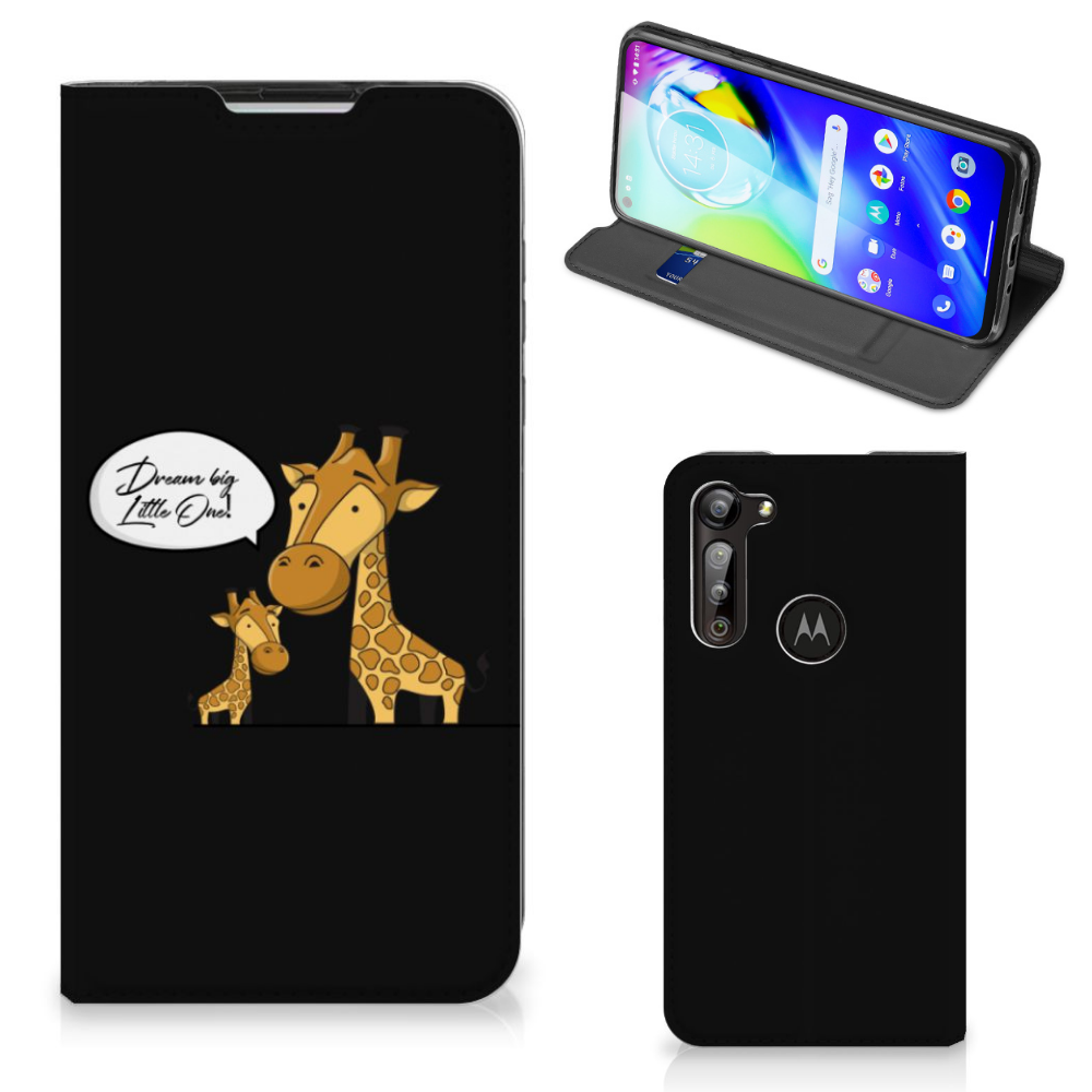Motorola Moto G8 Power Magnet Case Giraffe
