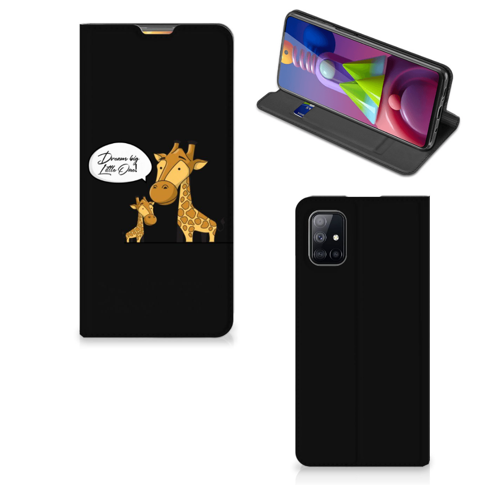 Samsung Galaxy M51 Magnet Case Giraffe