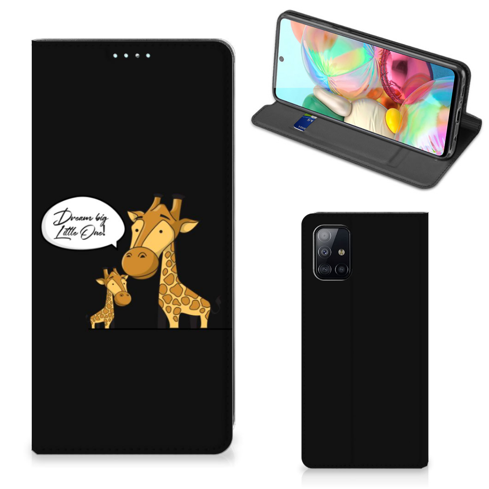 Samsung Galaxy A71 Magnet Case Giraffe