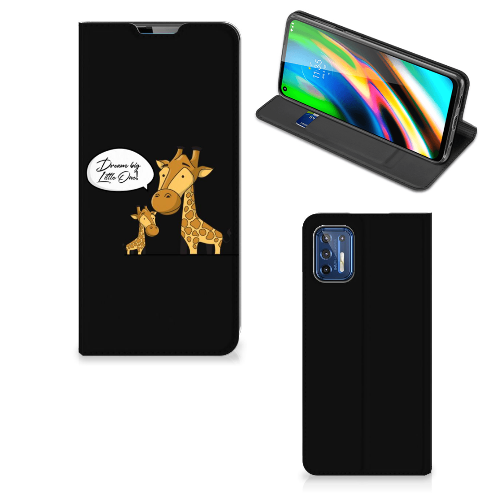 Motorola Moto G9 Plus Magnet Case Giraffe