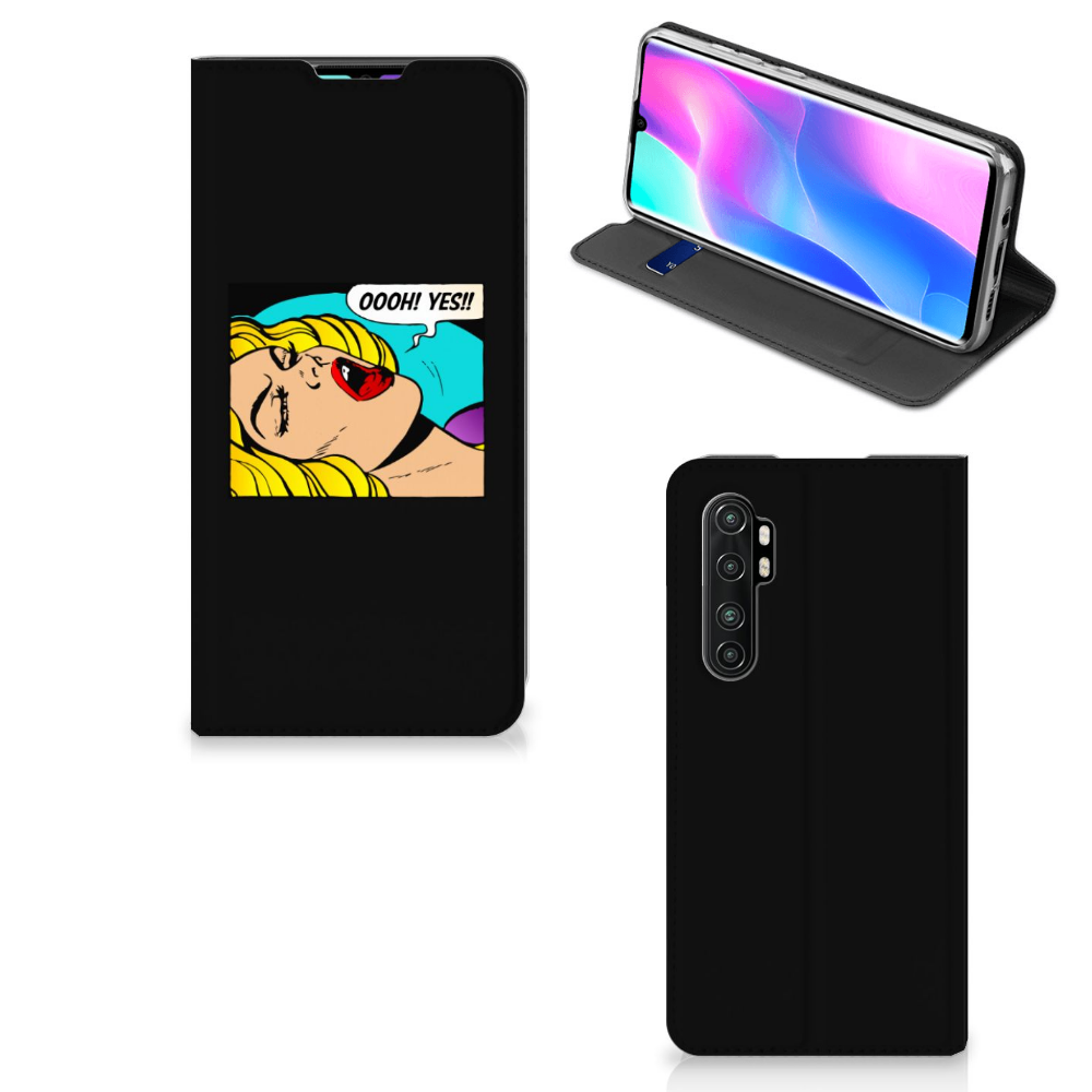 Xiaomi Mi Note 10 Lite Hippe Standcase Popart Oh Yes