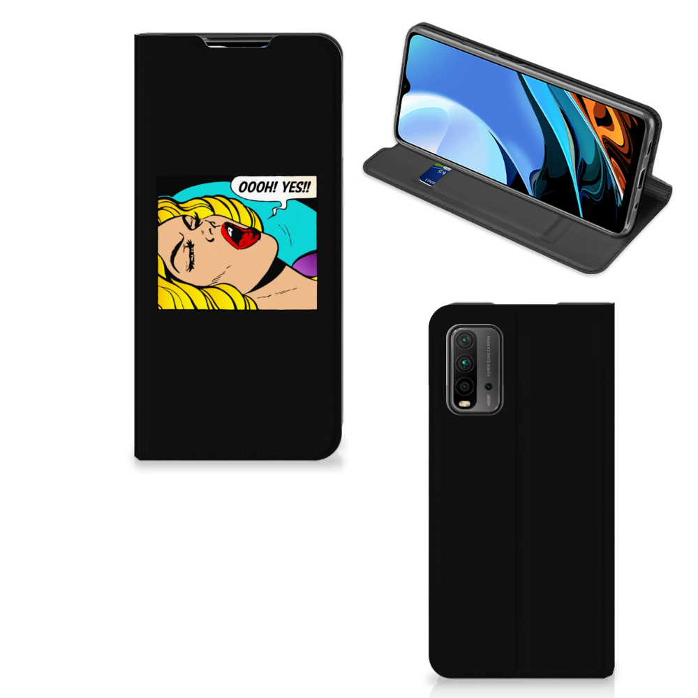Xiaomi Poco M3 | Redmi 9T Hippe Standcase Popart Oh Yes
