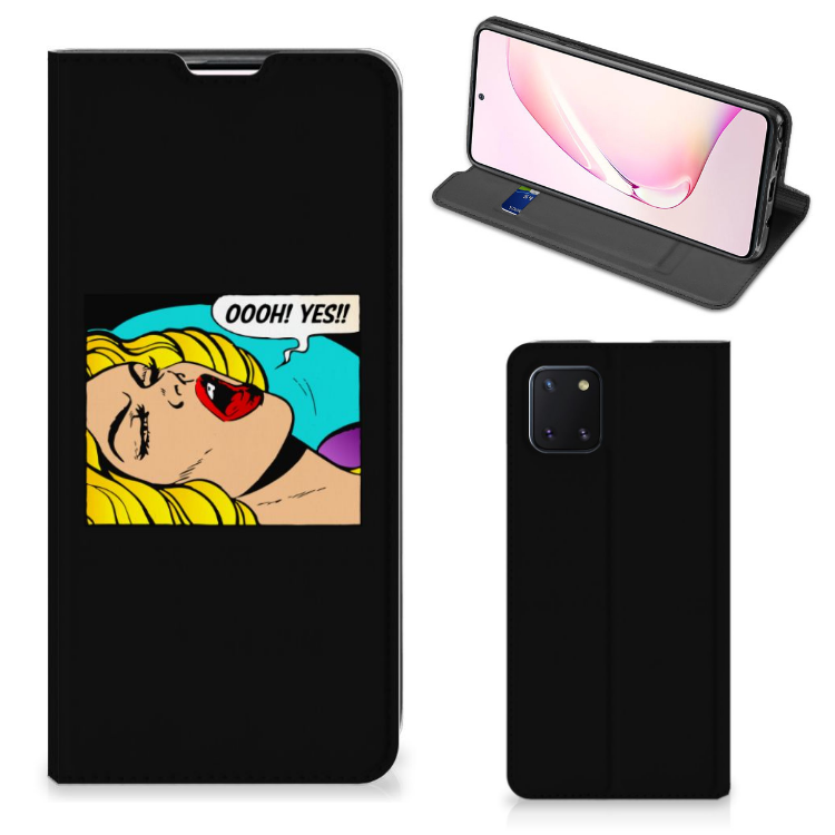 Samsung Galaxy Note 10 Lite Hippe Standcase Popart Oh Yes