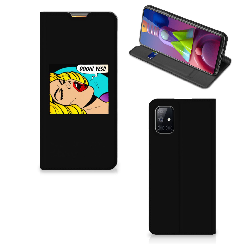 Samsung Galaxy M51 Hippe Standcase Popart Oh Yes