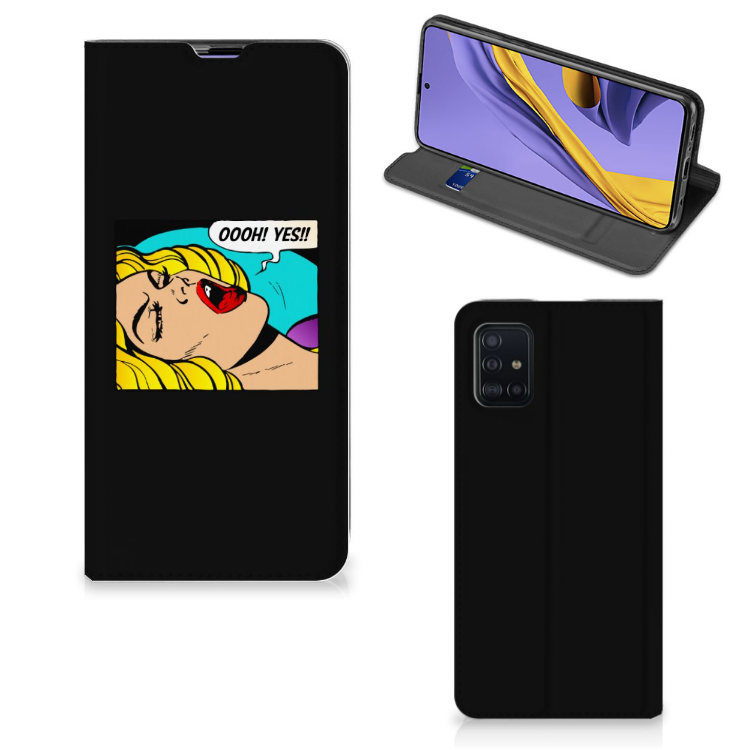 Samsung Galaxy A51 Hippe Standcase Popart Oh Yes