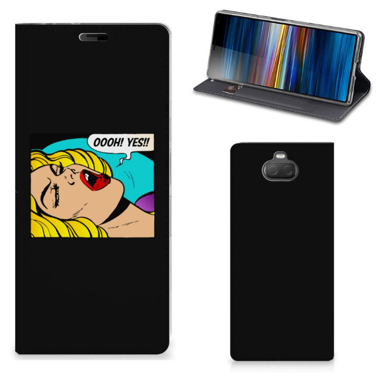 Sony Xperia 10 Plus Hippe Standcase Popart Oh Yes