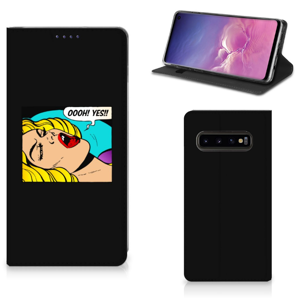 Samsung Galaxy S10 Hippe Standcase Popart Oh Yes