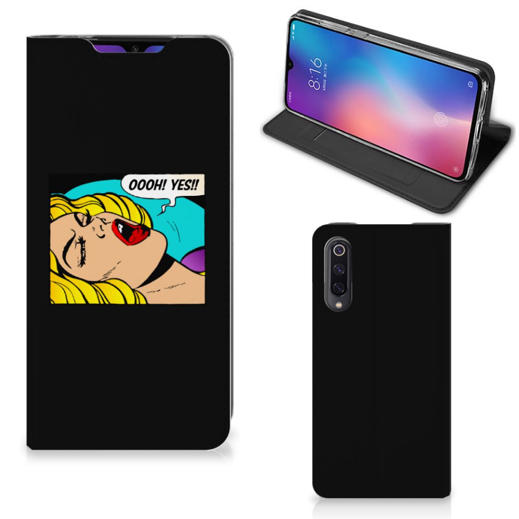 Xiaomi Mi 9 Hippe Standcase Popart Oh Yes