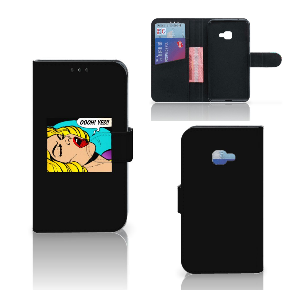 Samsung Galaxy Xcover 4 | Xcover 4s Wallet Case met Pasjes Popart Oh Yes