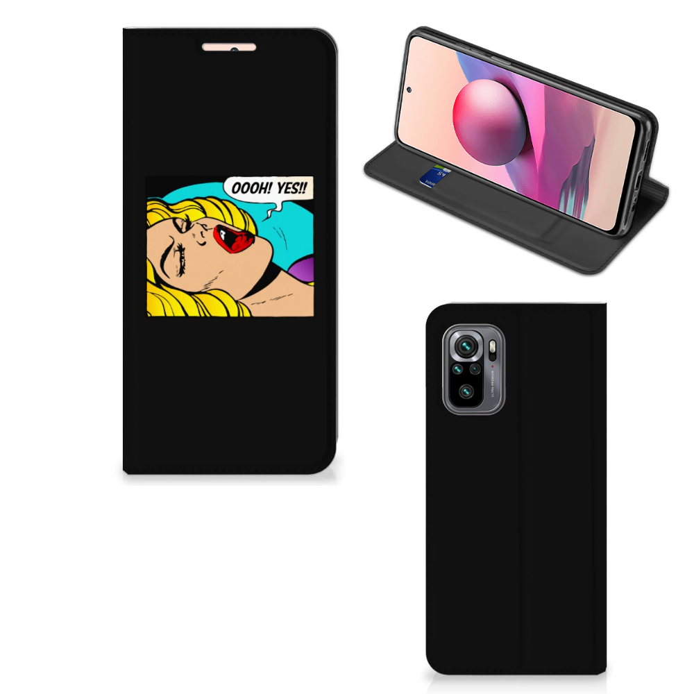 Xiaomi Redmi Note 10 4G | 10S | Poco M5s Hippe Standcase Popart Oh Yes
