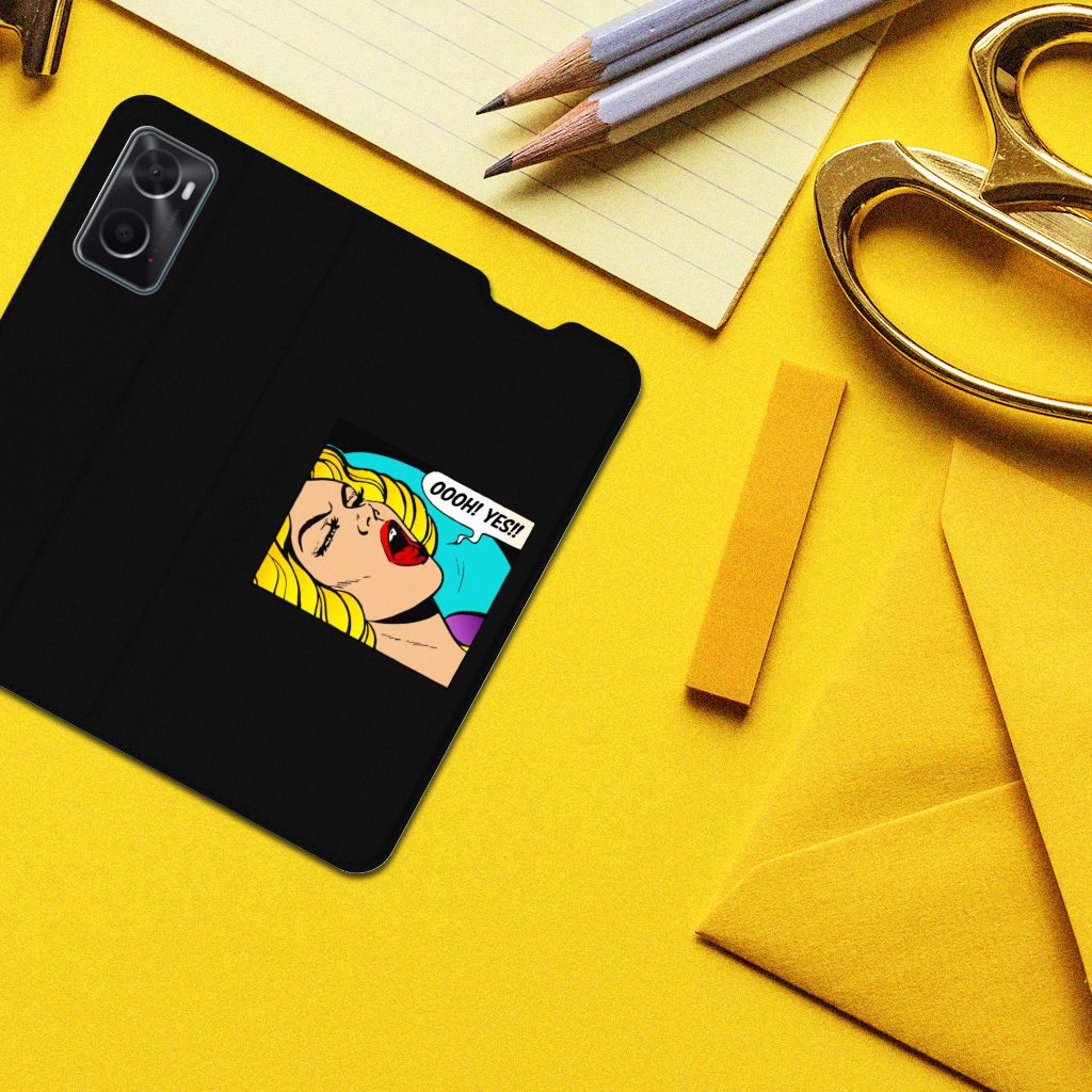 OPPO A96 | A76 Hippe Standcase Popart Oh Yes