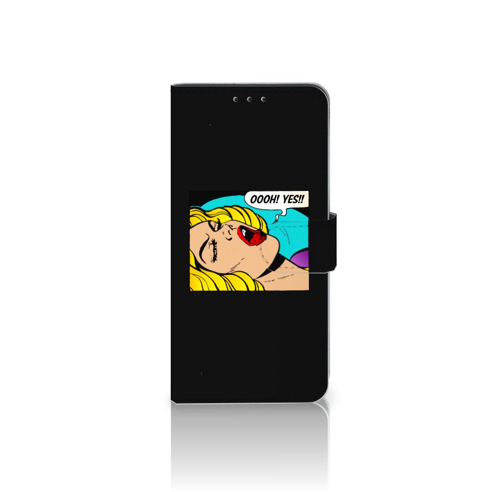 Xiaomi Mi 9 Lite Wallet Case met Pasjes Popart Oh Yes