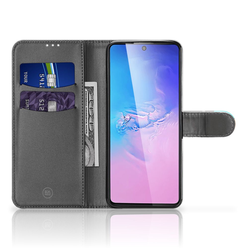 Samsung S10 Lite Wallet Case met Pasjes Popart Oh Yes