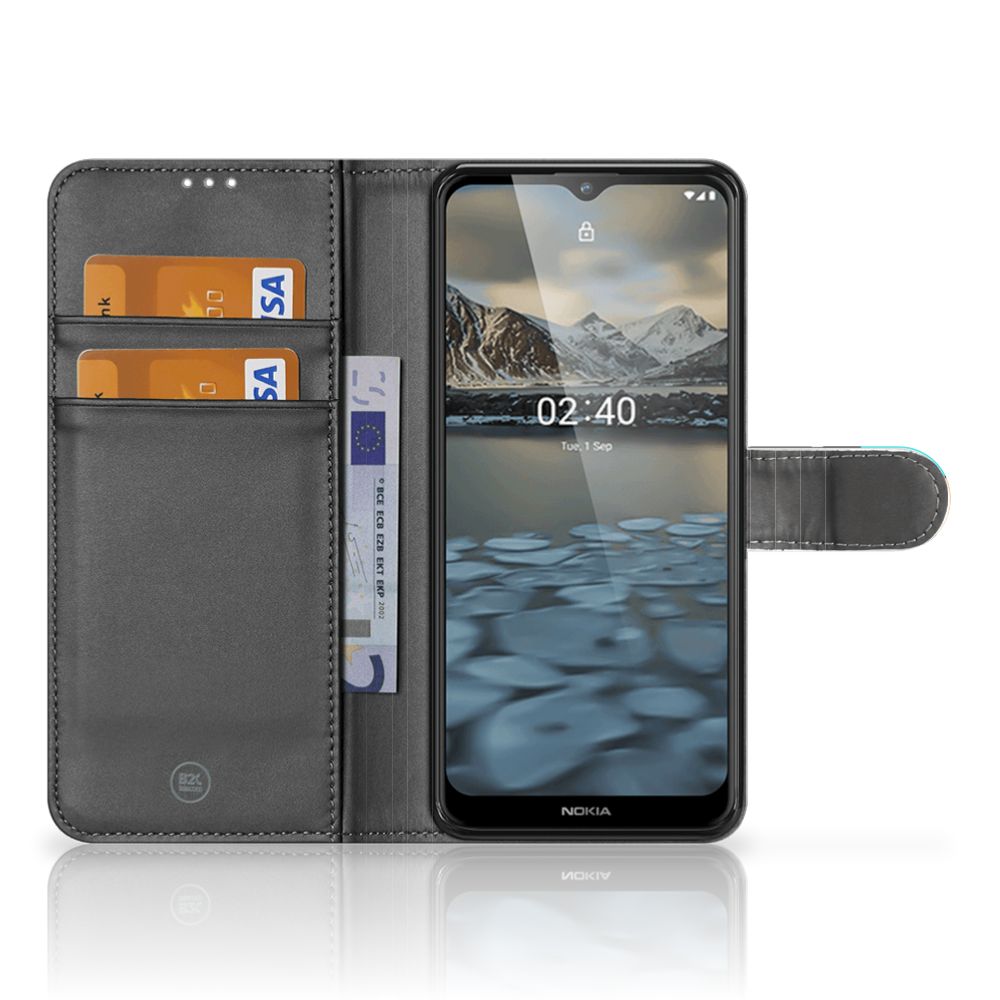 Nokia 2.4 Wallet Case met Pasjes Popart Oh Yes