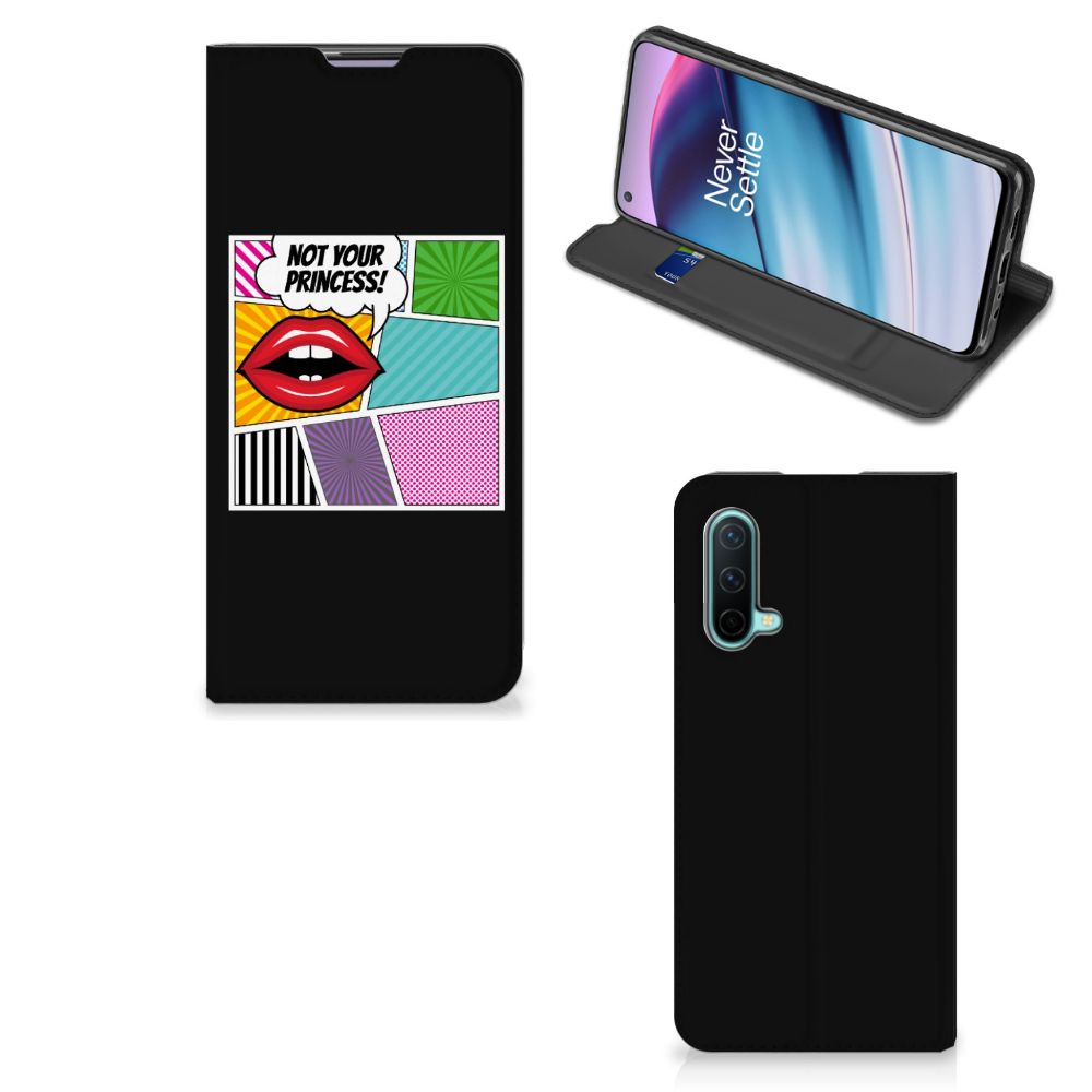 OnePlus Nord CE 5G Hippe Standcase Popart Princess